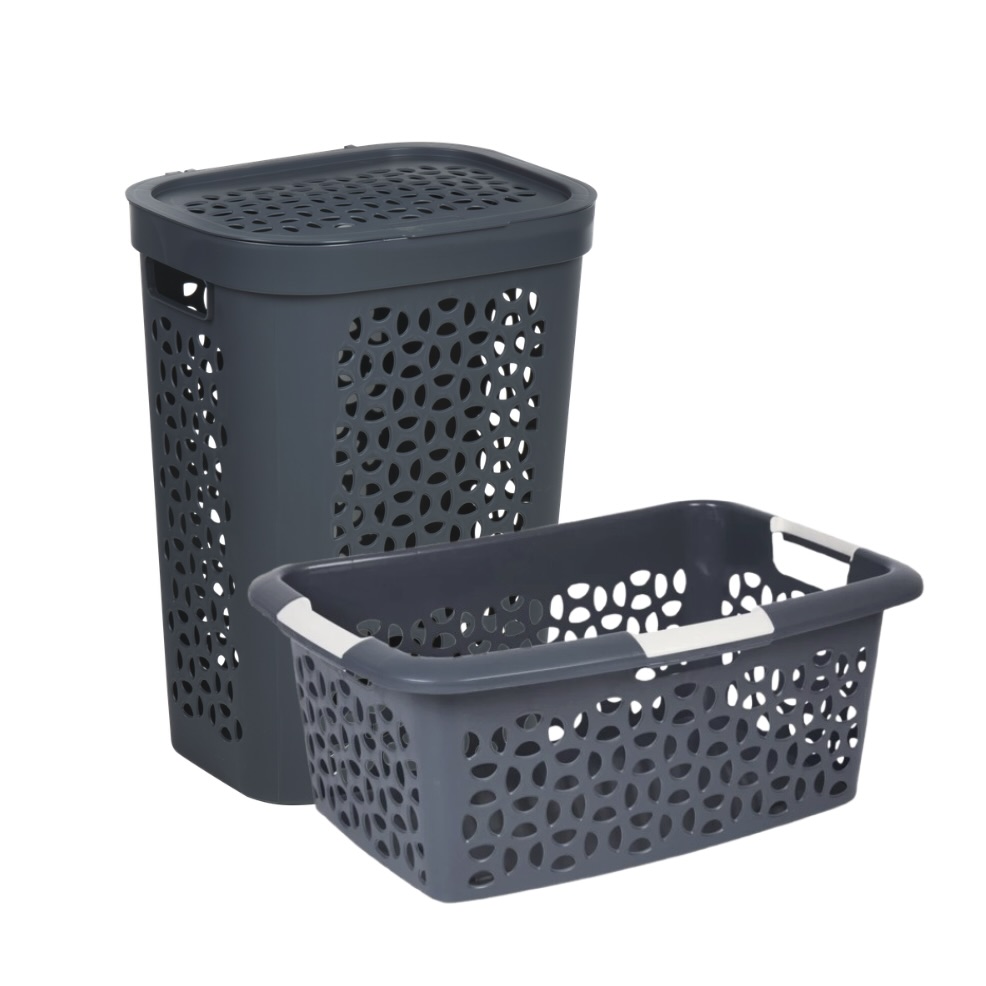 Slimline and Hipster Laundry Basket Set