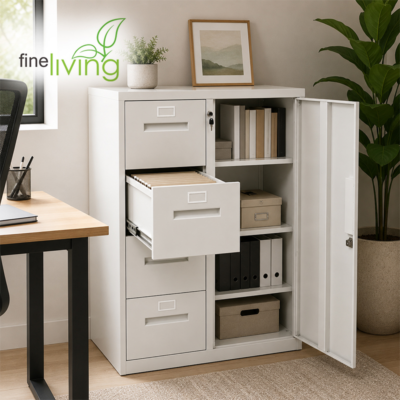 2 or 4-Drawer Steel Filing Cabinet