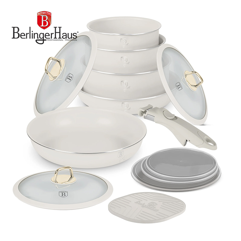 13-Piece Oven Safe Titan Pro Non-Stick Cookware Set