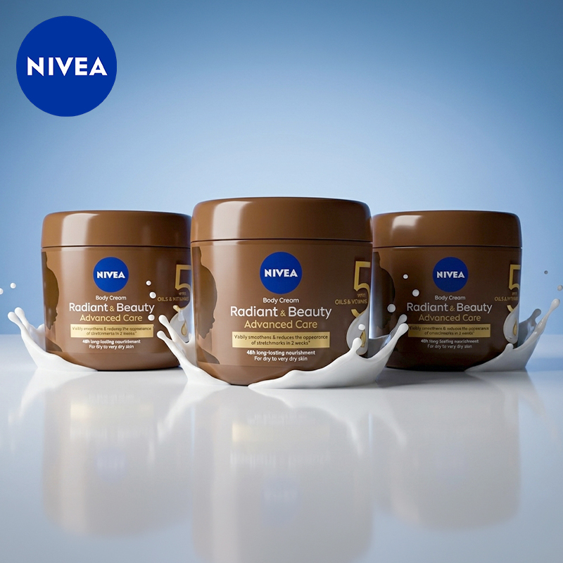 3x 400ml Radiant Beauty Moisturisers