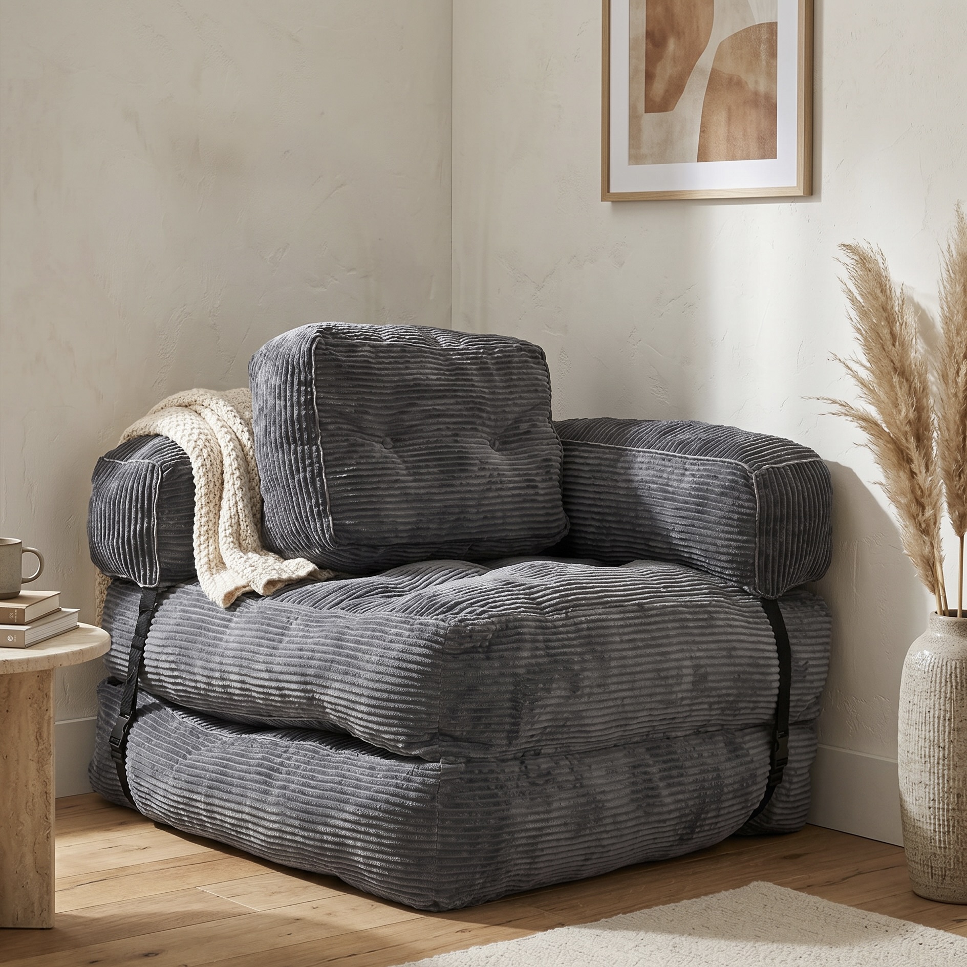 Grey - With Armrest