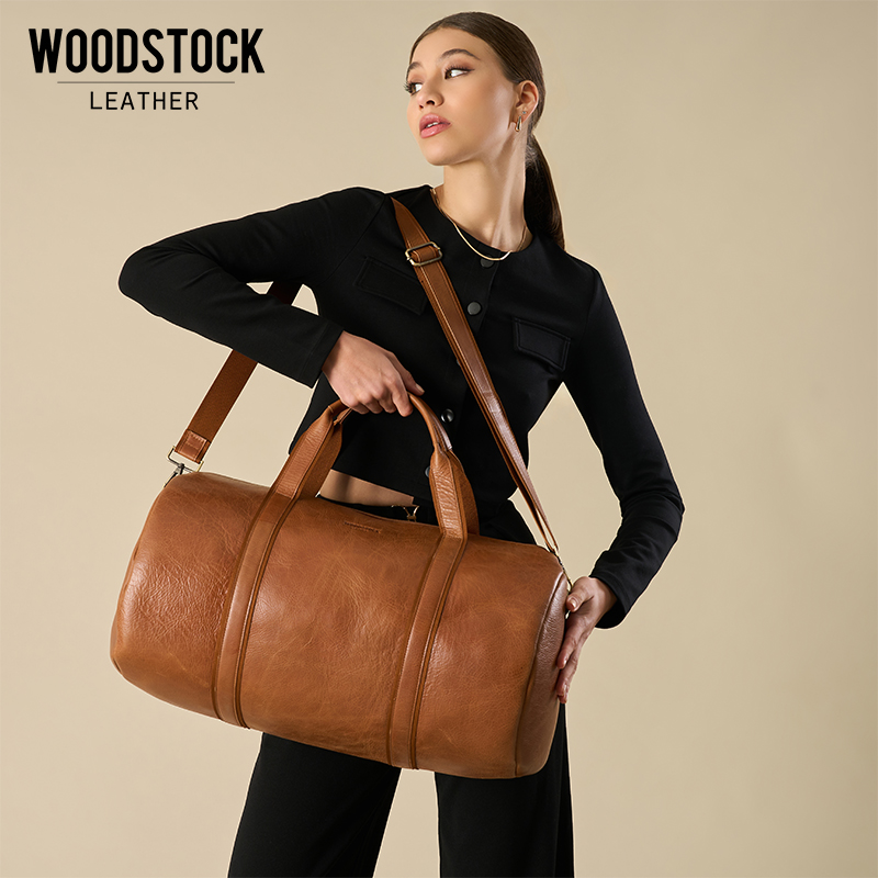 Genuine Leather Brooklyn Duffel Bag