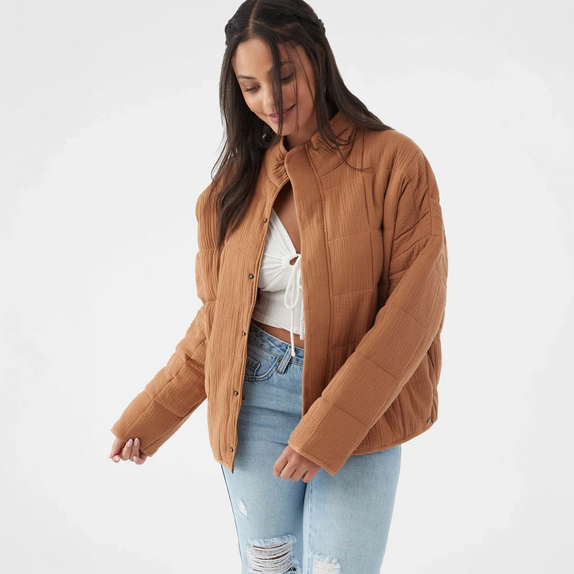 Ladies Cotton Mabeline Quilted Jacket