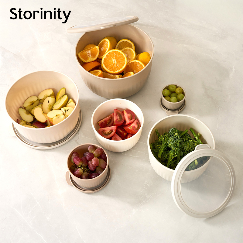 12-Piece Airtight Nesting Bowls with Lids