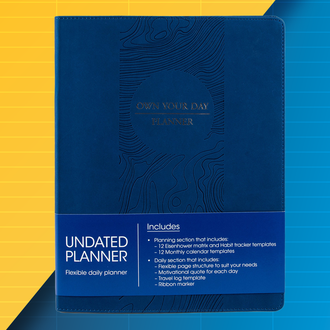 A4 Soft Cover Undated Planner