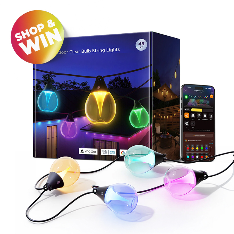 RGBICW Outdoor String Lights