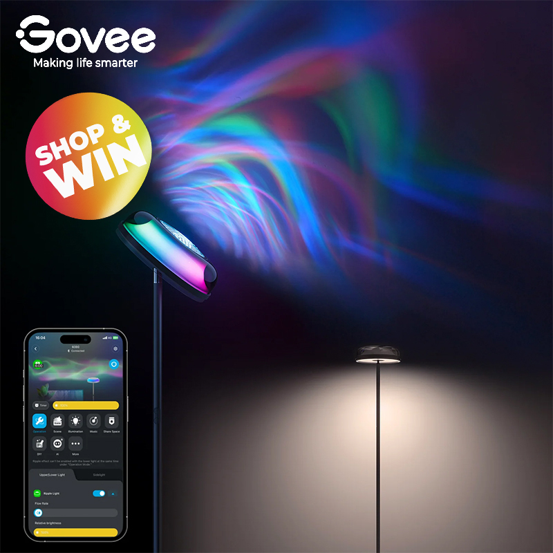 Smart RGBIC Uplighter Floor Lamp