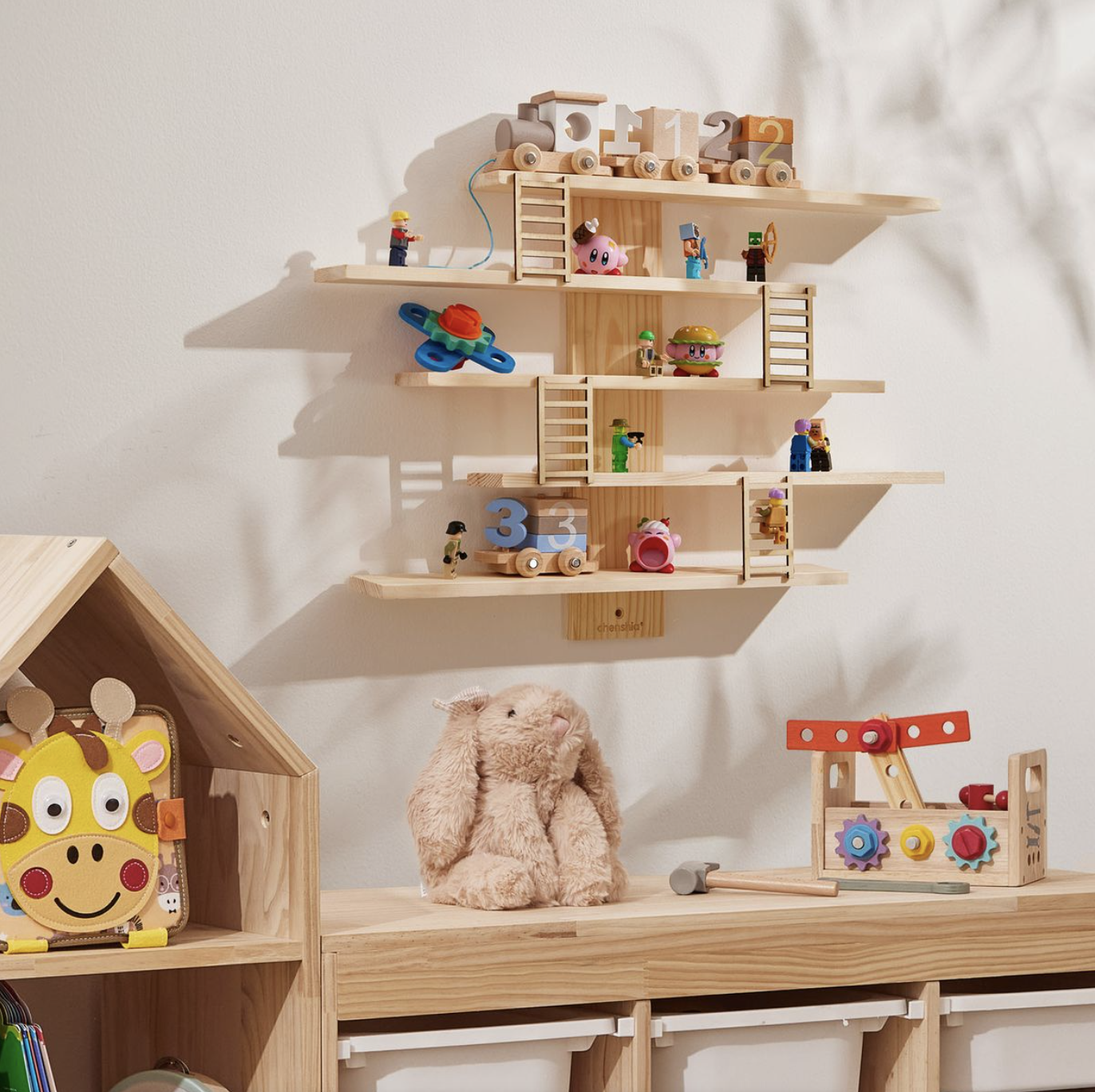 36% off on 5-Tier Mini Wooden Floating Shelf | OneDayOnly