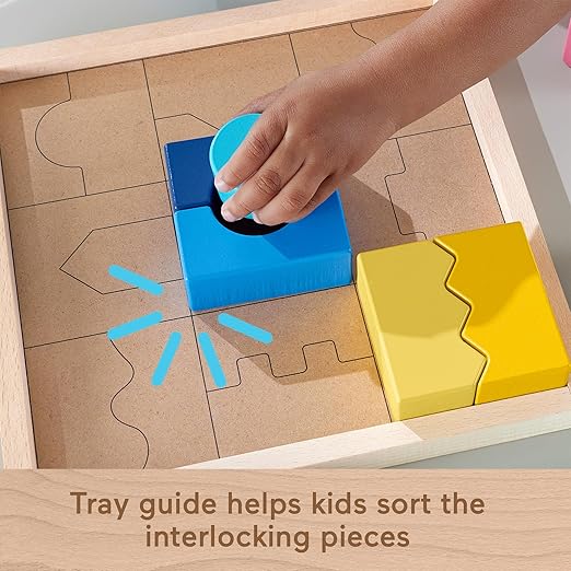 44% off on 20-Piece Wooden Block Puzzle Set | OneDayOnly