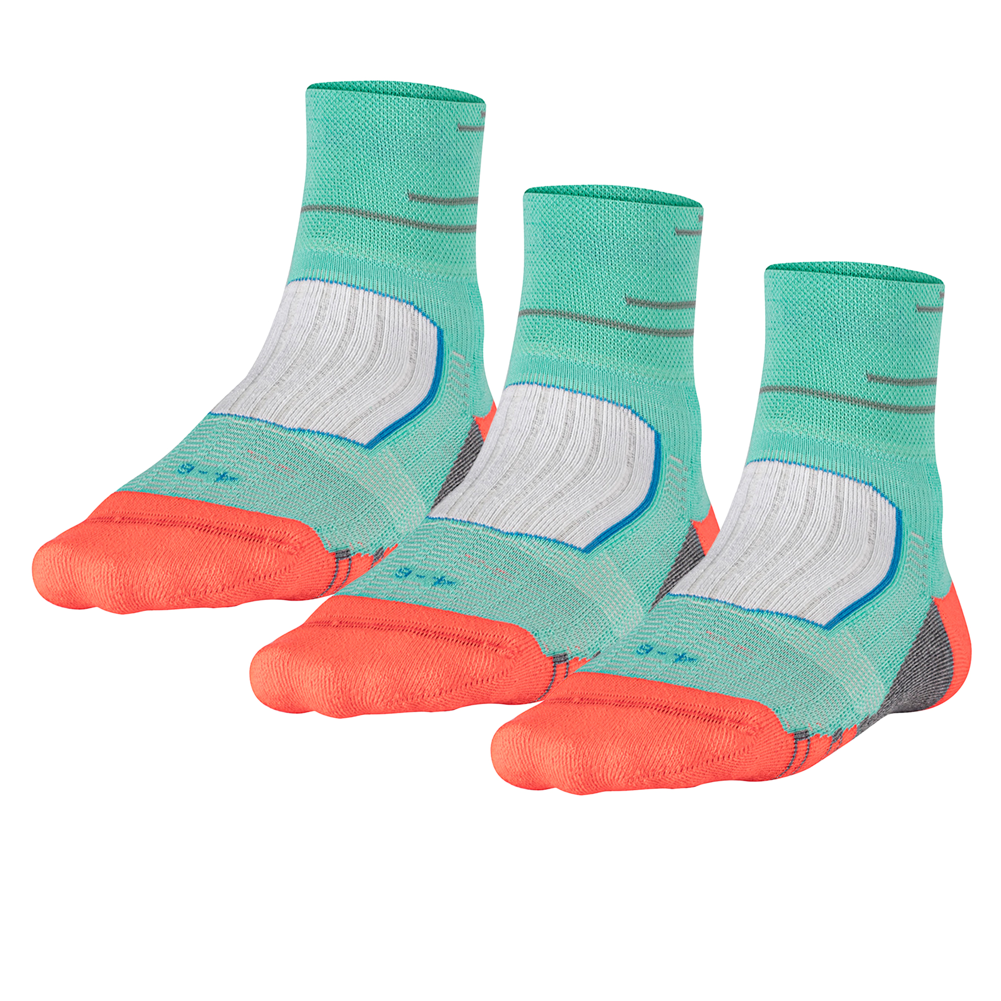 3x Pairs of Pressure Free Reflective Running Socks
