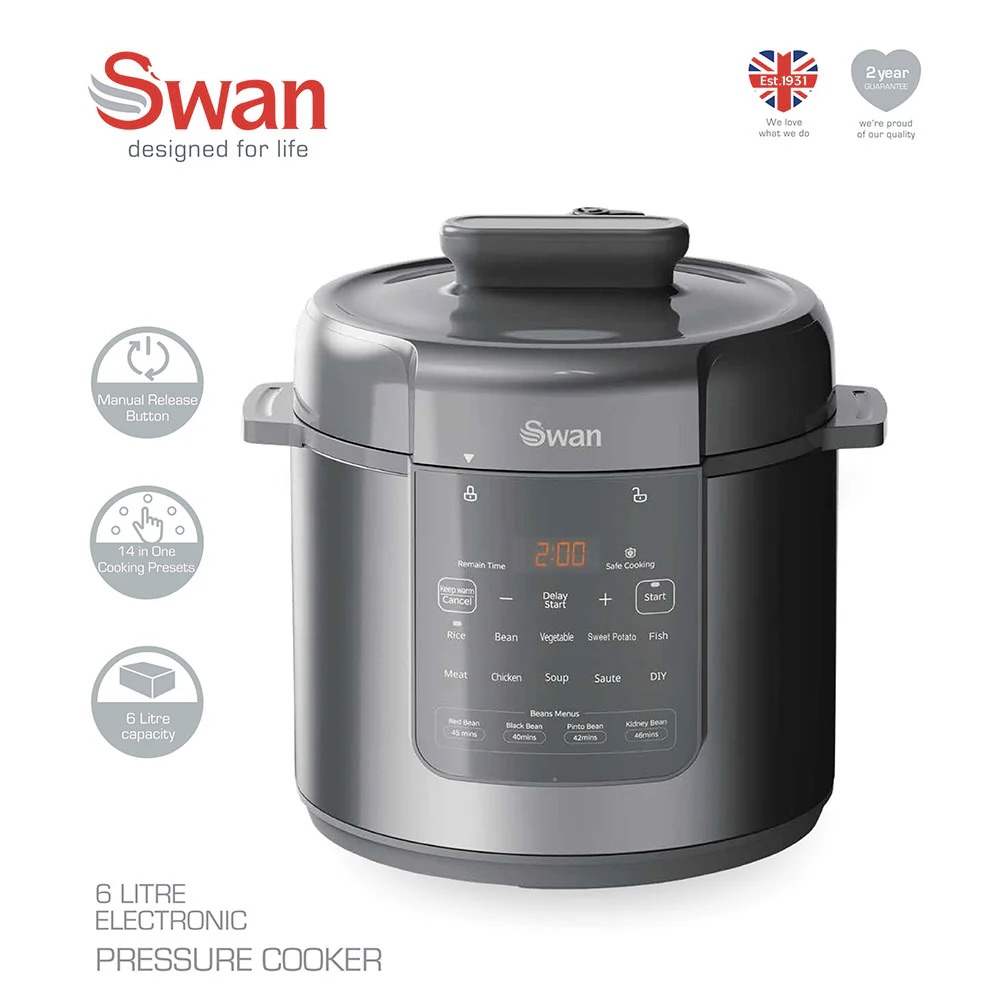 21% off on Swan 6L Pressure Cooker | OneDayOnly