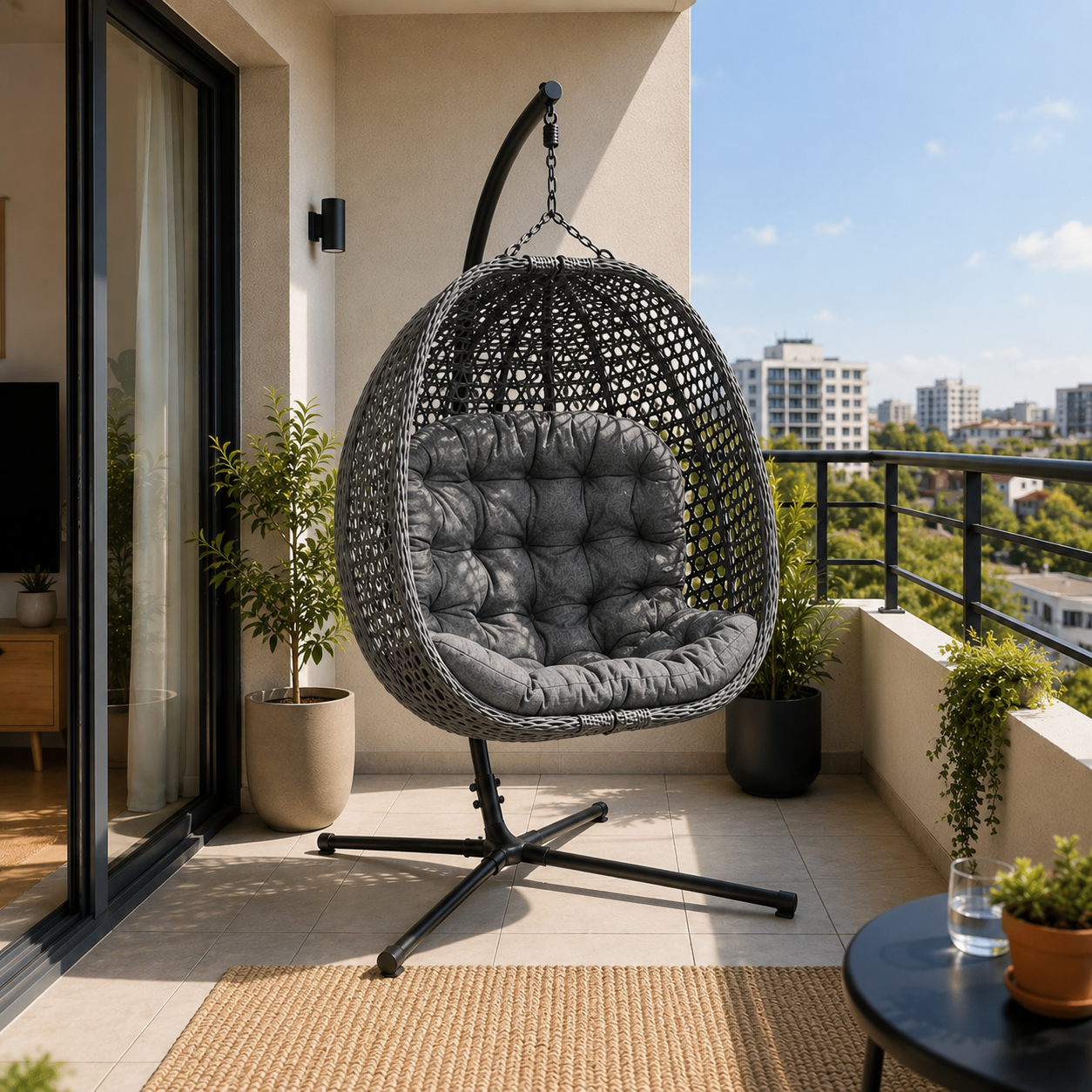 Rattan Hanging Egg Chair