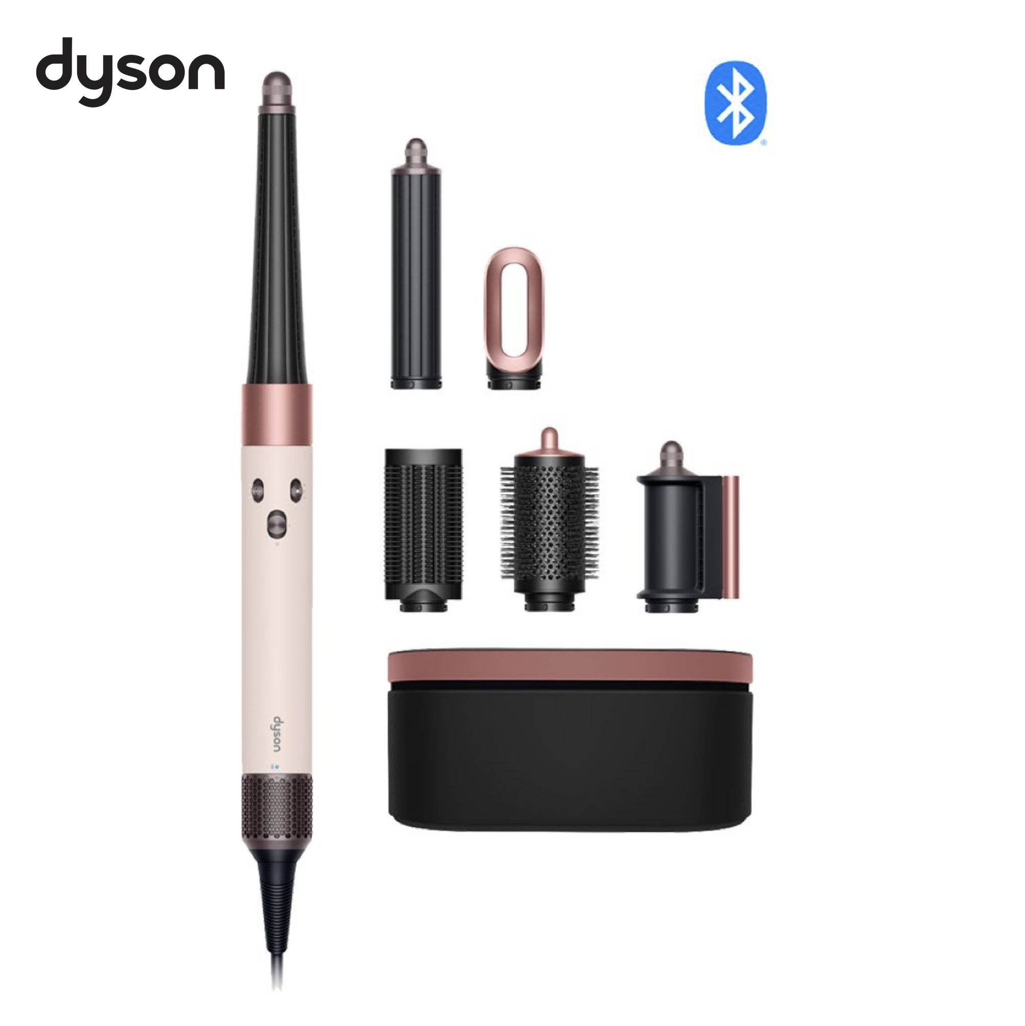 Airwrap i.d.™ Multi-Styler and Dryer, Straight+Wavy (Ceramic Pink/ Rose Gold)