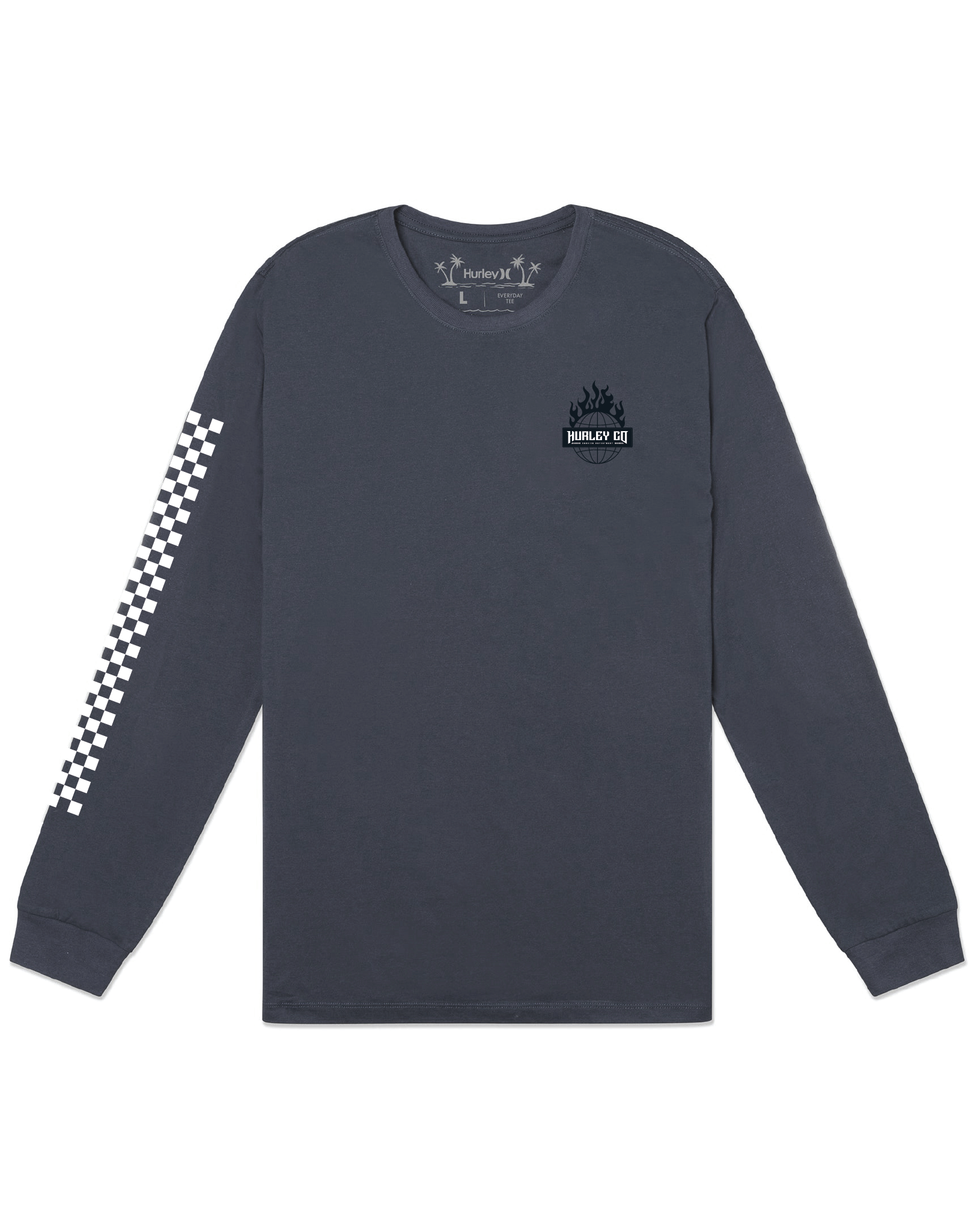 Men's Globe Long Sleeve T-Shirt