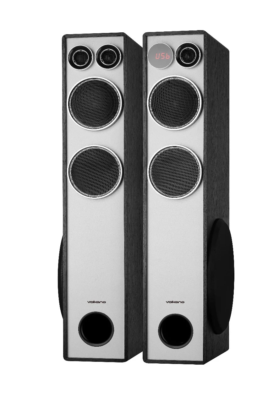 220W Hurricane Series Home Theatre Stereo Tower Speakers (Model: VK-3951-80)