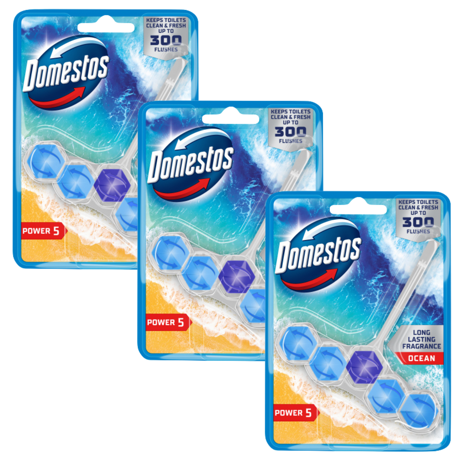 3x 50g Toilet RimBlocks