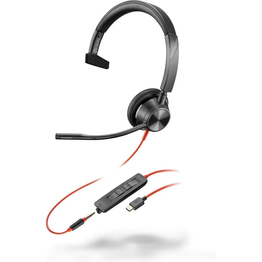 Blackwire 3315 Monaural USB-C Headset (Model: 8X217AA)
