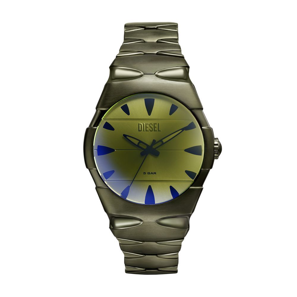 Men's D-Srupter Three-Hand Green Stainless Steel Watch