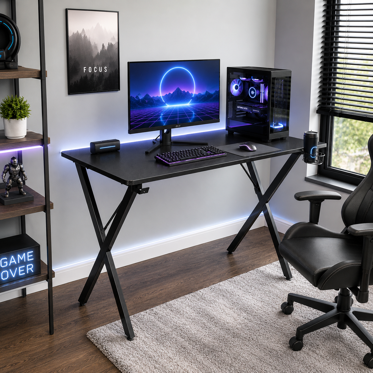 Ergonomic Royal Gaming Desk