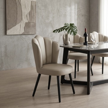 2x Velo Modern Leather Chairs