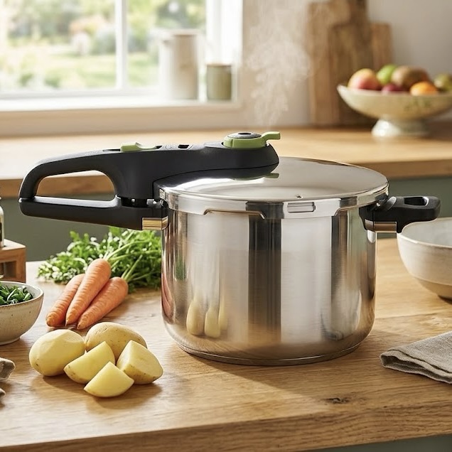 6L Secure Trendy Pressure Cooker