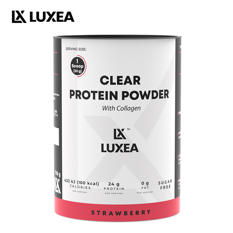 750g Strawberry Clear Protein Powder with Collagen