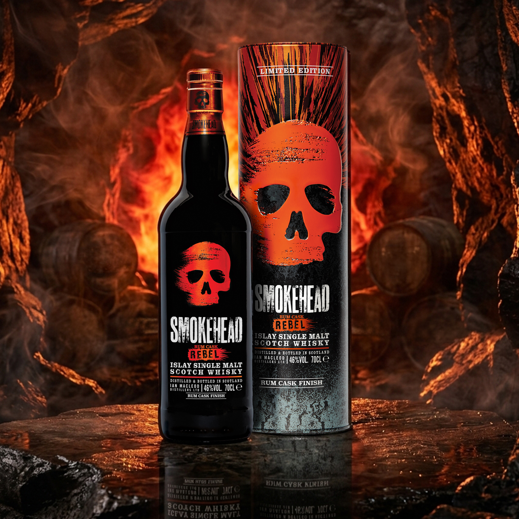 750ml Red Cask Rebel Islay Single Malt