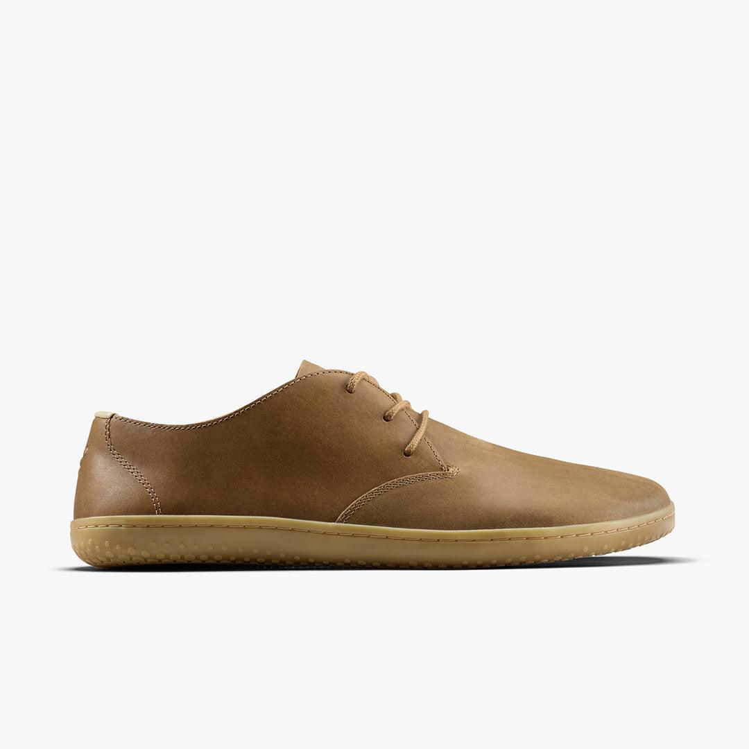 Men's Tan Genuine Leather RA IV Oxford Lace Up Shoes