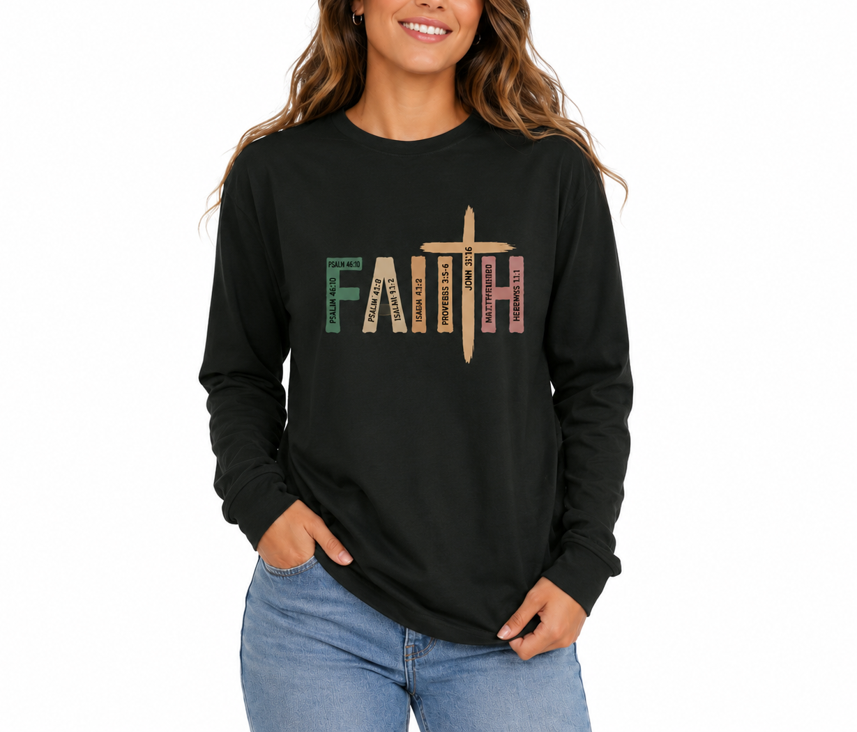 Unisex Faith Long Sleeve Tee