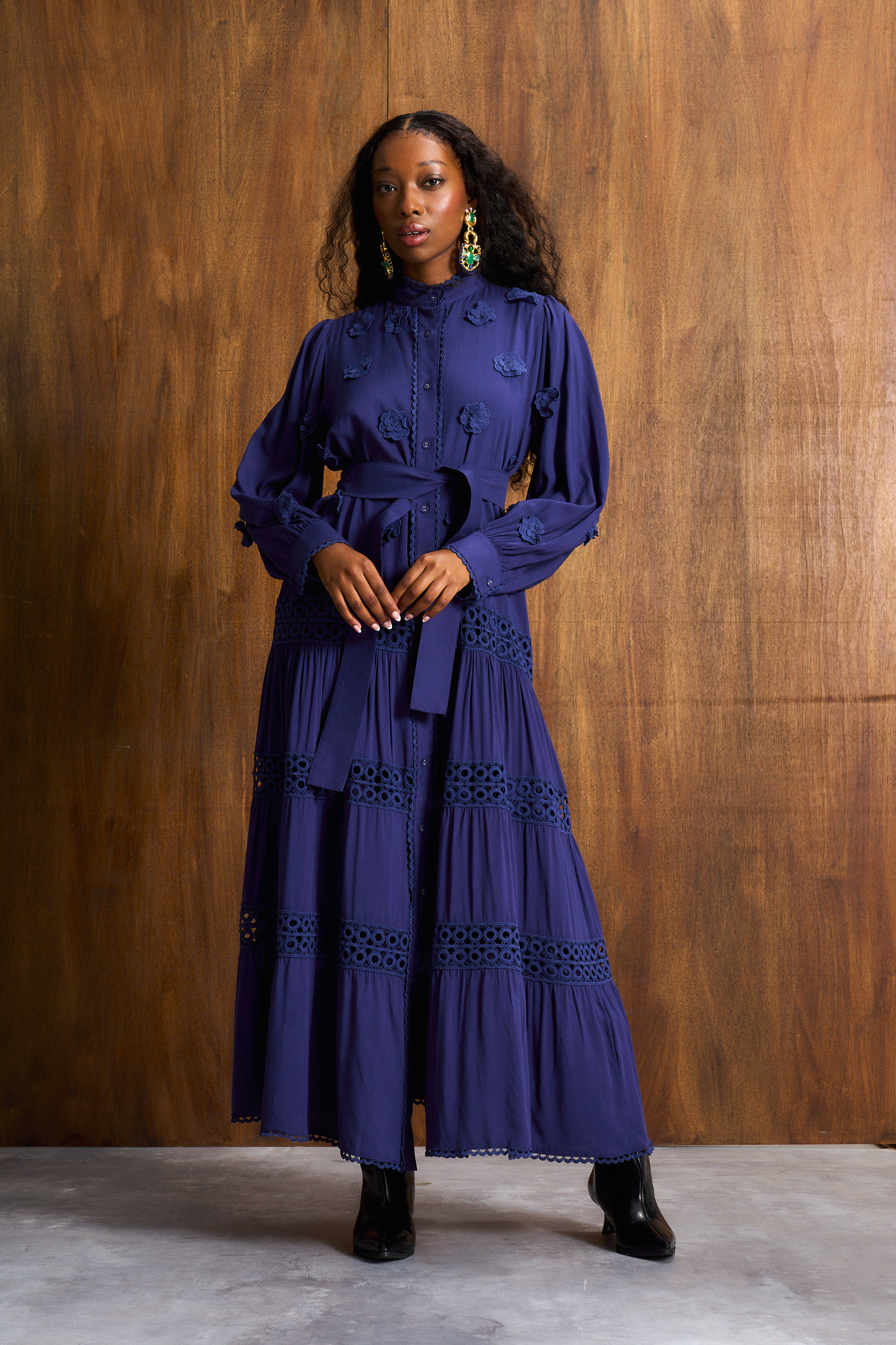 20% off on Ladies 3D Applique Maxi Dress | OneDayOnly