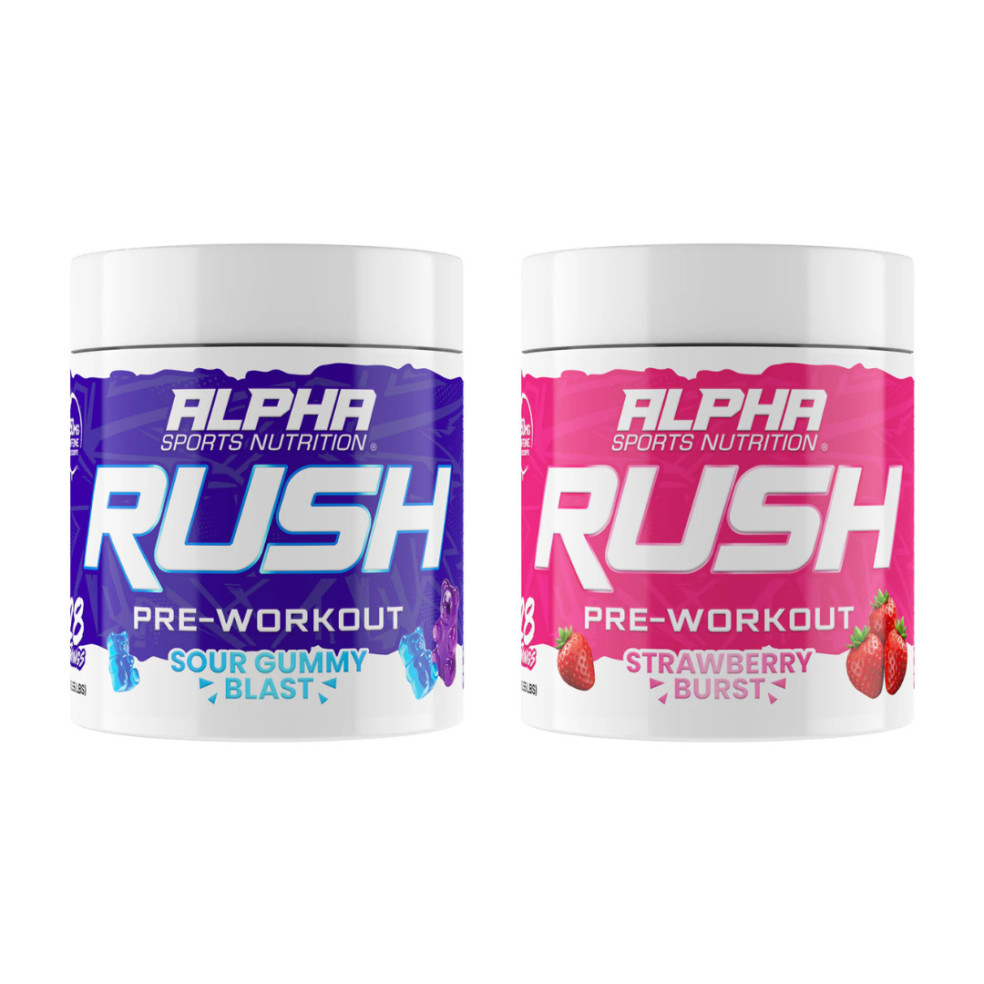 2x 252g Rush Flavoured Pre-Workout