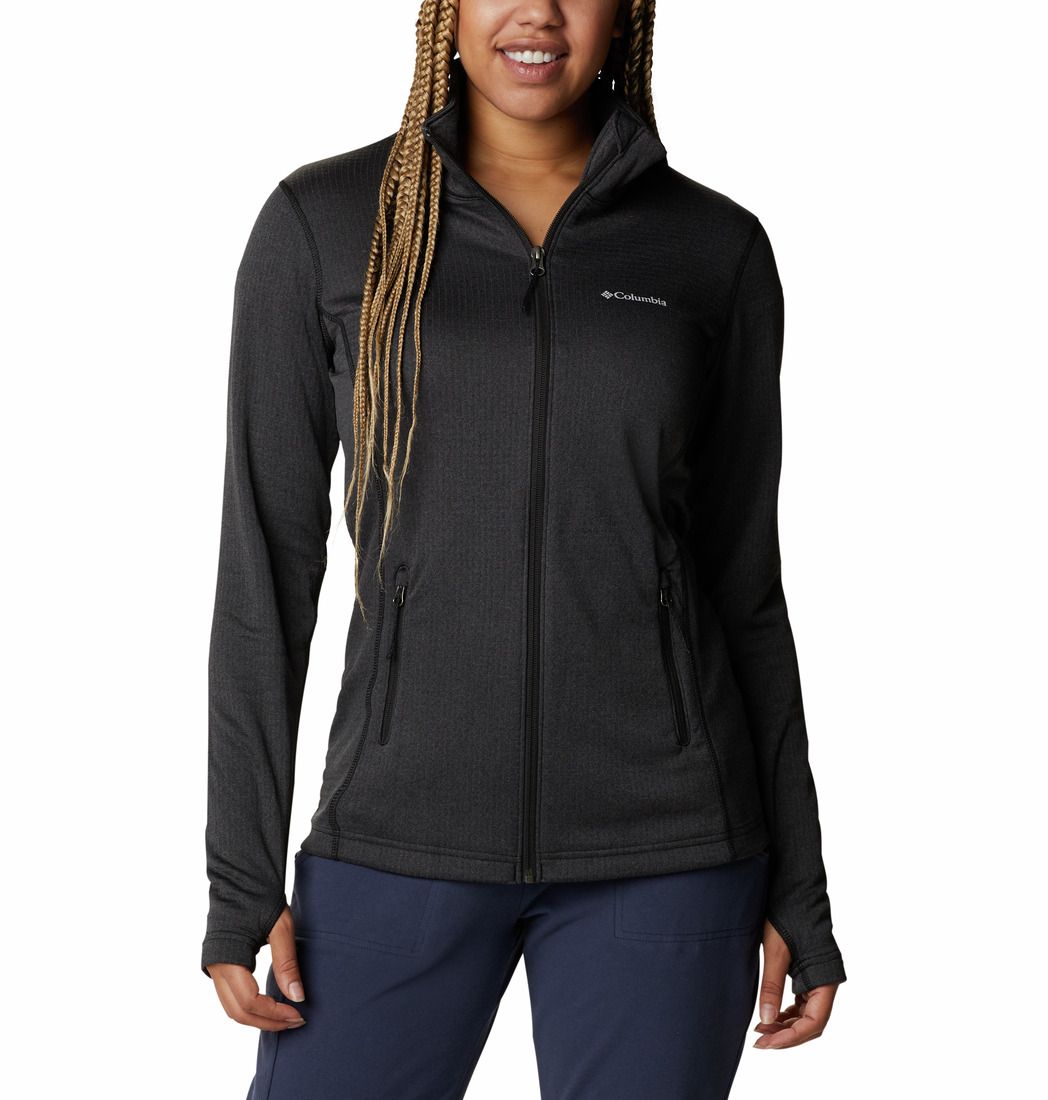 Ladies Park View™ Grid Full Zip Fleece Jacket