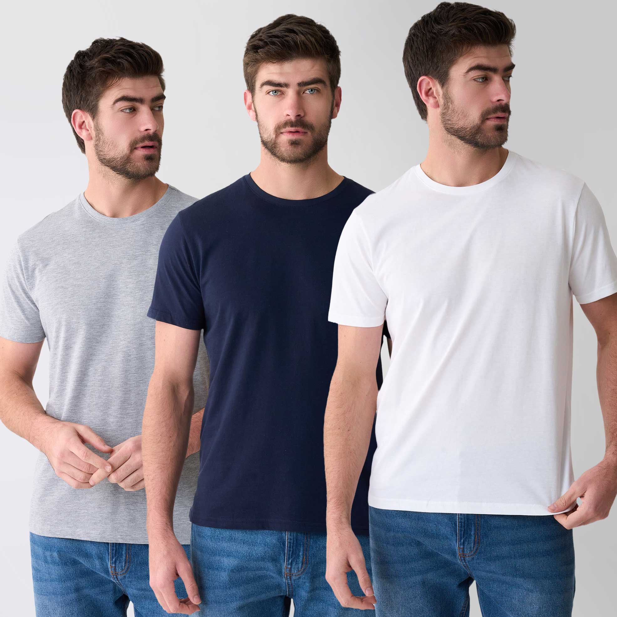 3x Men's Essential Tee's