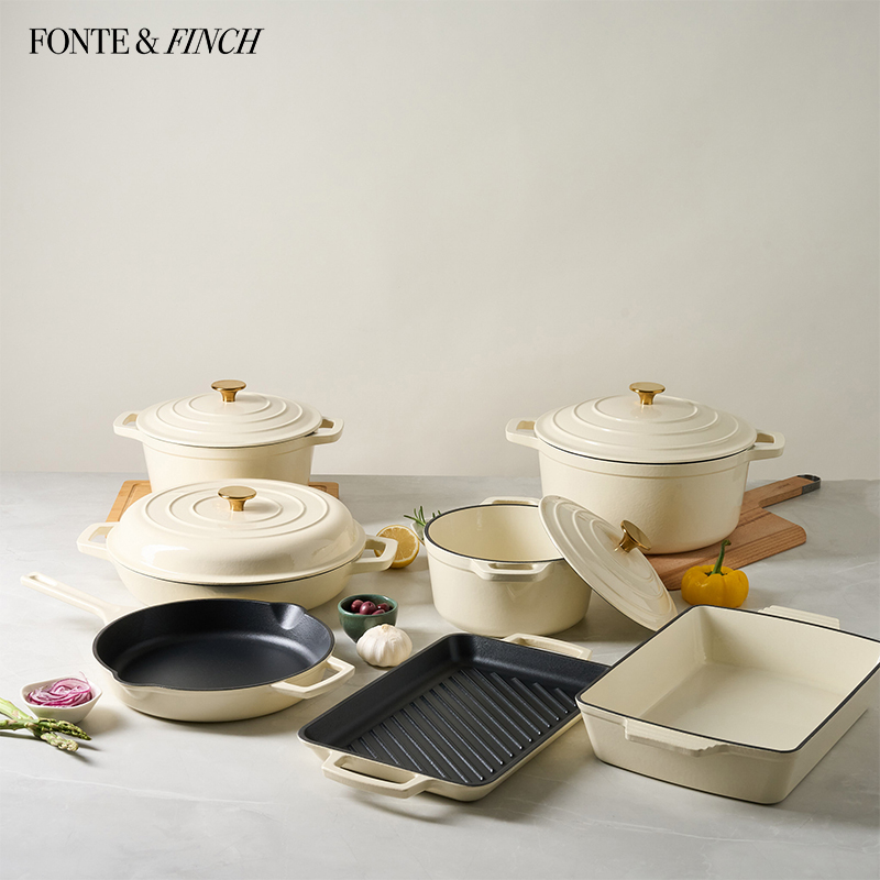 11-Piece Non-Stick Cast Iron Set