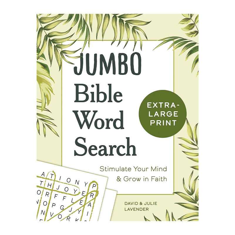 Jumbo Bible Word Search: Stimulate Your Mind and Grow in Faith (Paperback)