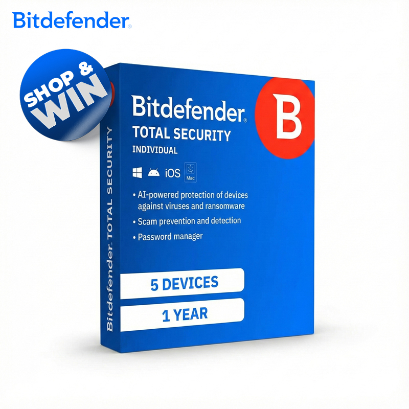 5-Device Total Security Individual Package (1-Year Plan)