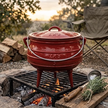 7.8L 3-Leg Potjie Pot with Lid