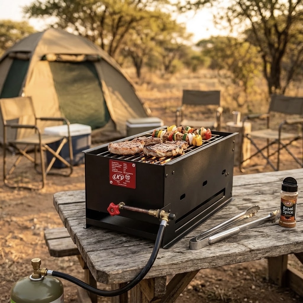 SIngle Burner Mild Steel Gas Braai