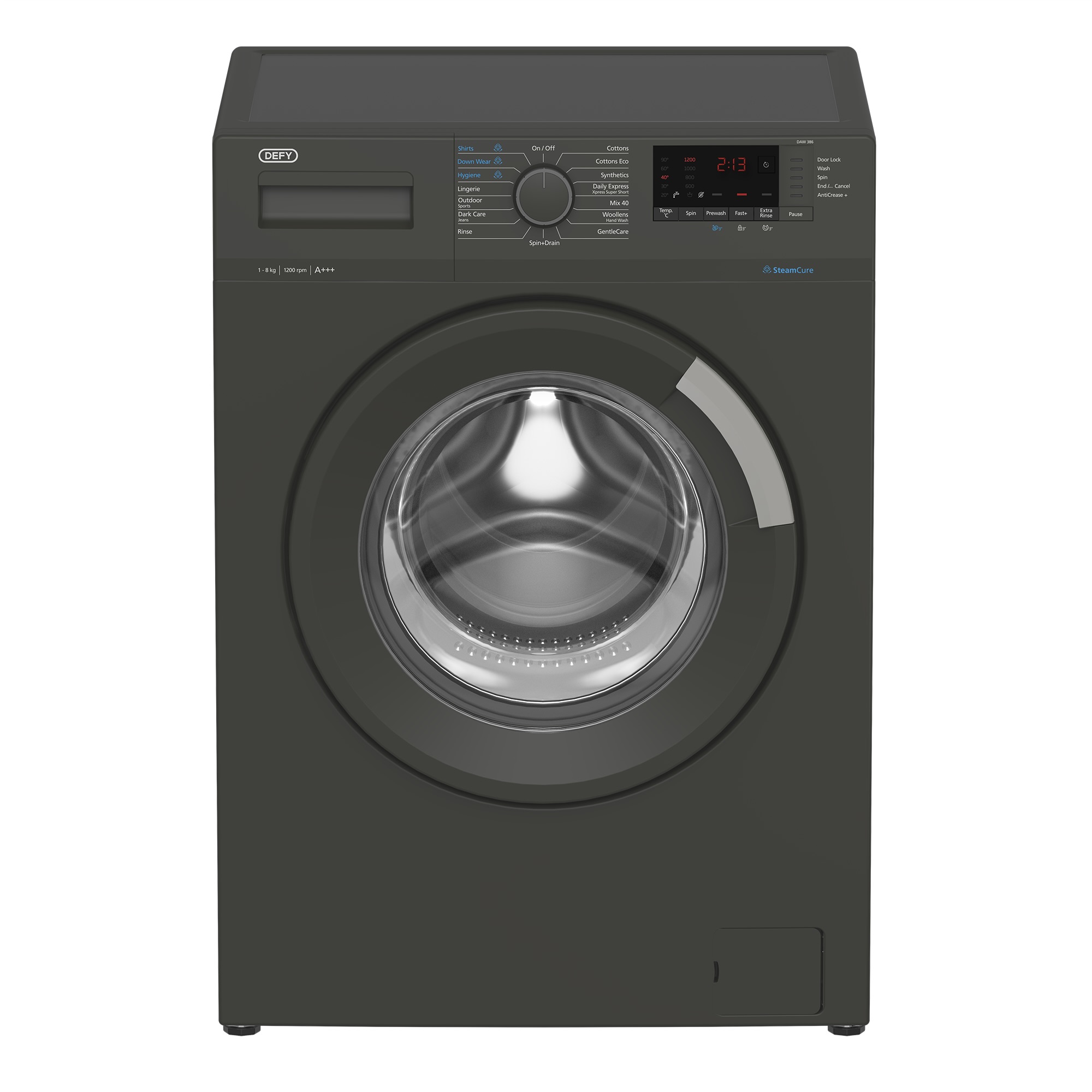 8kg SteamCure Front Loader (Model:DAW386)