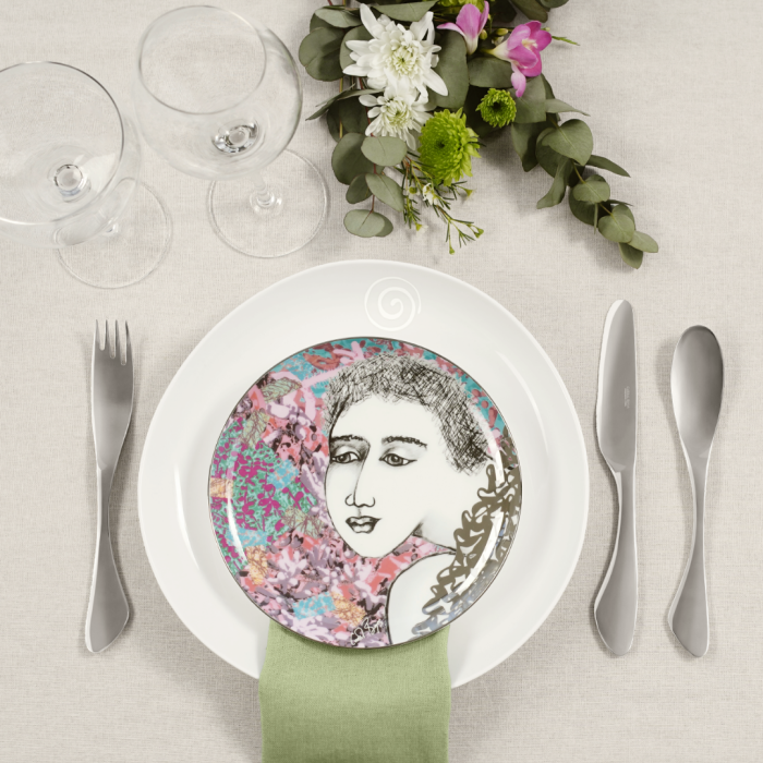 2x Fine Bone China Side Plates