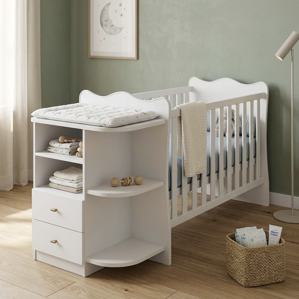 Amari Nursery Station Crib