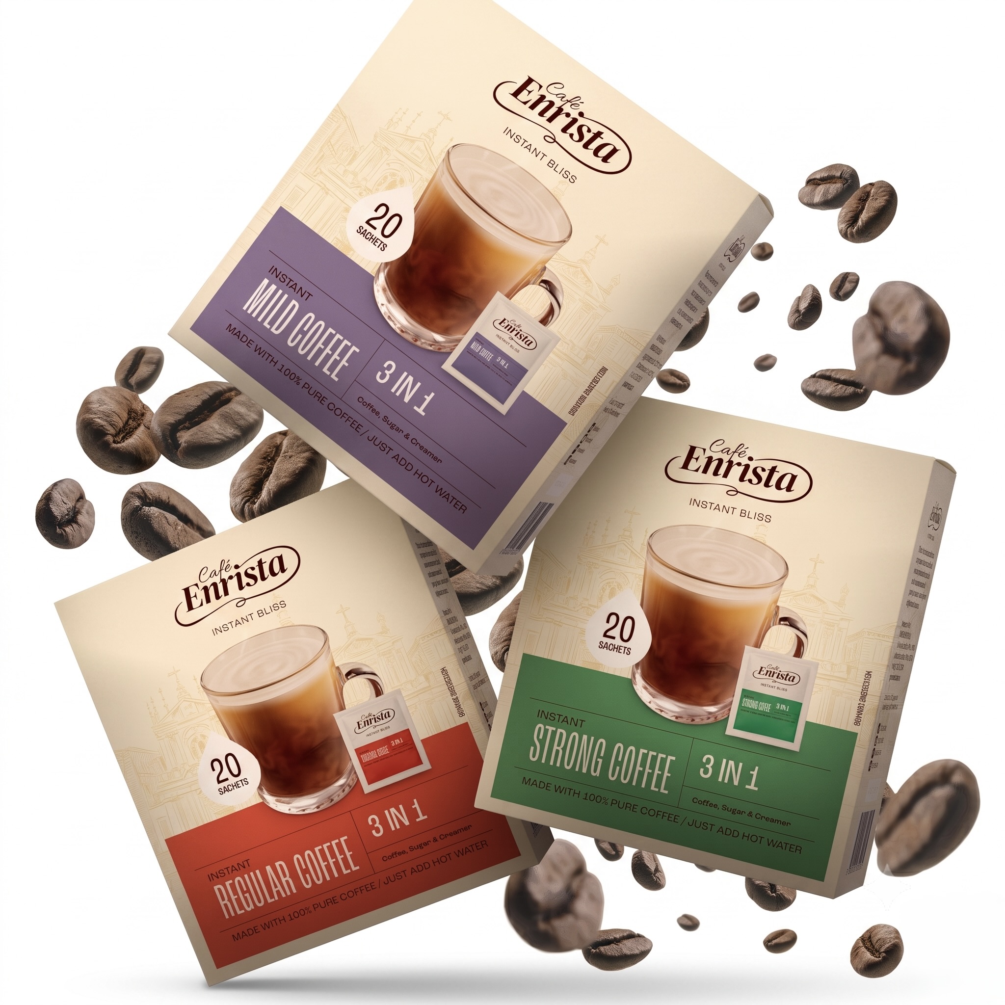6x 20's 3-in-1 Instant Coffee Sachets