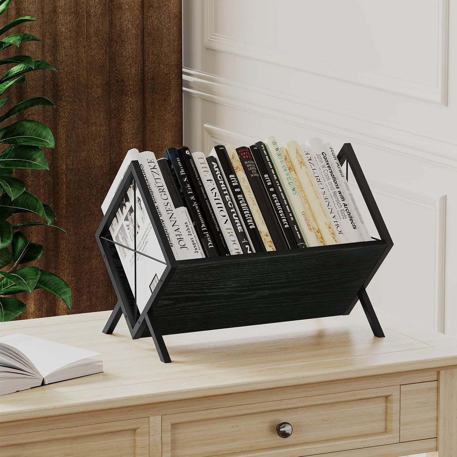 A-Frame Wooden Storage Rack