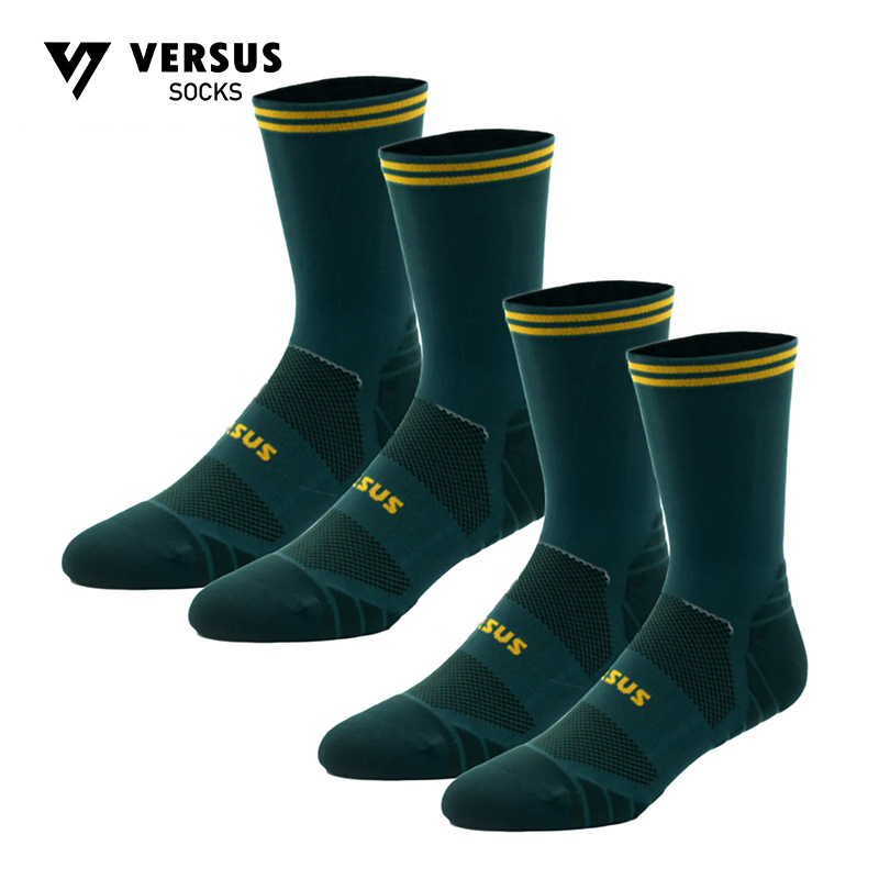 2x Unisex Pairs of Springboks Active Crew Socks