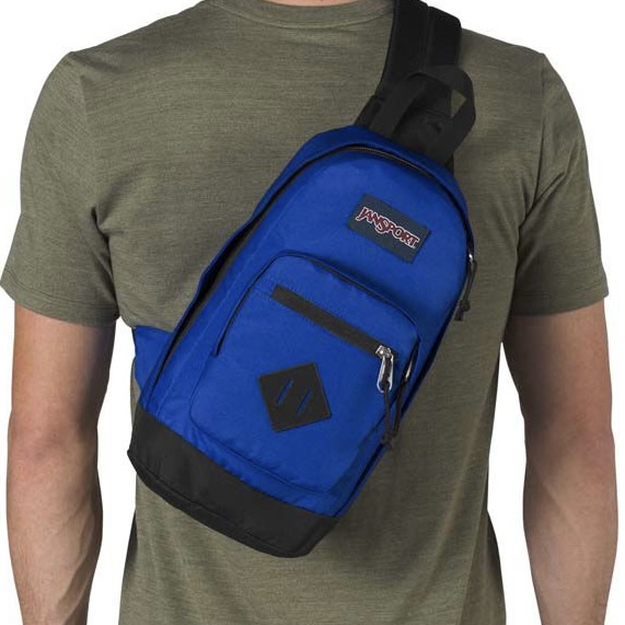 Metro Border Blue Sling Bag