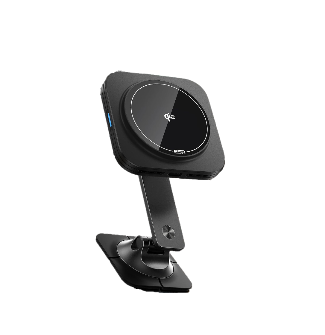 15W Qi2 Wireless Adjustable Car Dashboard Charger