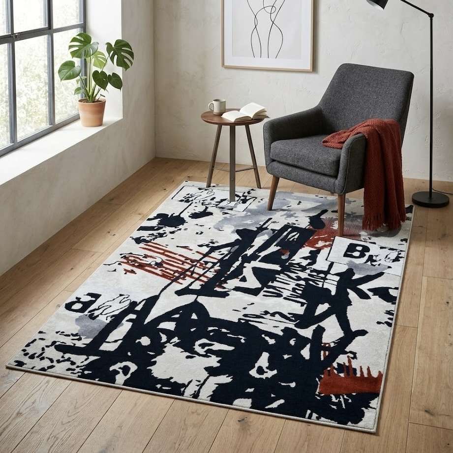 Revolt Graffiti Rug