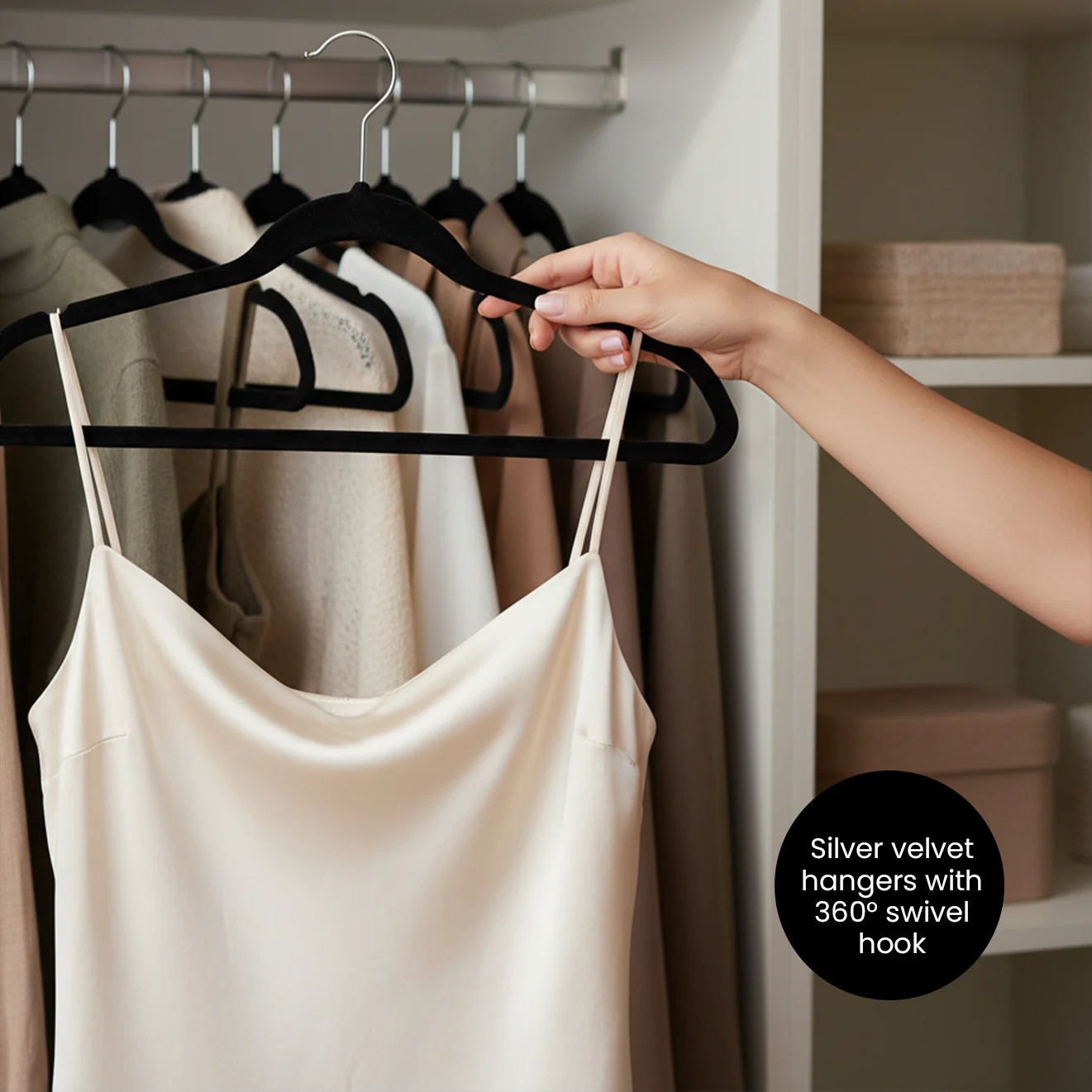 50% off on 2x 10's Velvet Non-Slip Hangers | OneDayOnly
