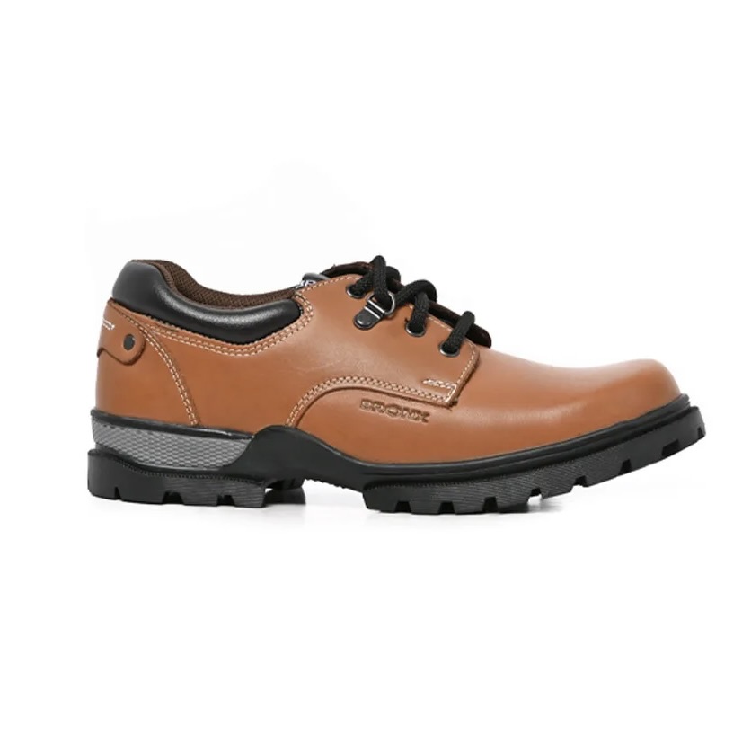 Men's Genuine Leather Tan Frank Shoes