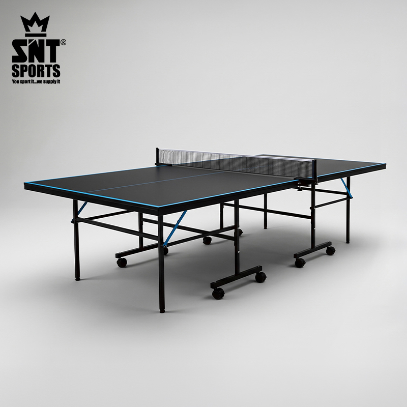 Black Surface Foldable Table Tennis Table with Net